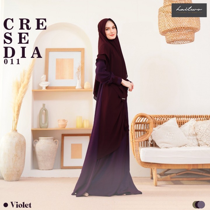 Gamis Syari Haitwo NIBRAS CRESEDIA 011 Fashion Muslim