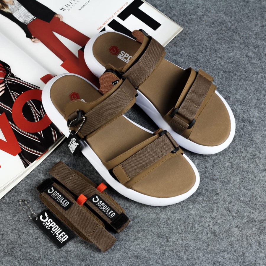 sandal wanita terbaru sandal gunung ORIGINAL SPOILED - coklat , hitam