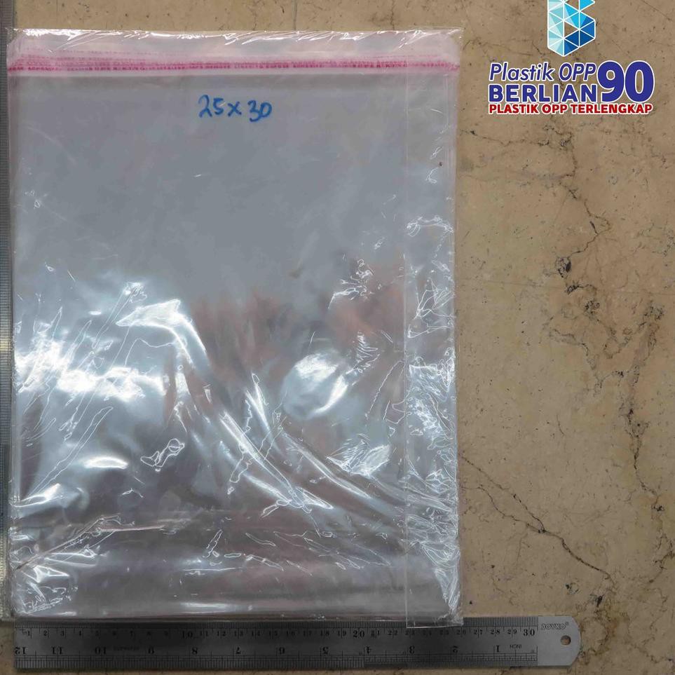 

HOT PLASTIK OPP 25 X 30 CM 20 MIC / PLASTIK BAJU / PLASTIK GARMENT / PLASTIK BUKU / BAJU ANAK