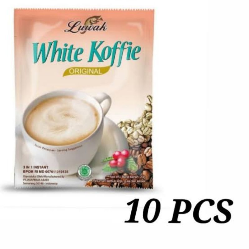 

Kopi Luwak White Coffee 10x20gr White Koffie