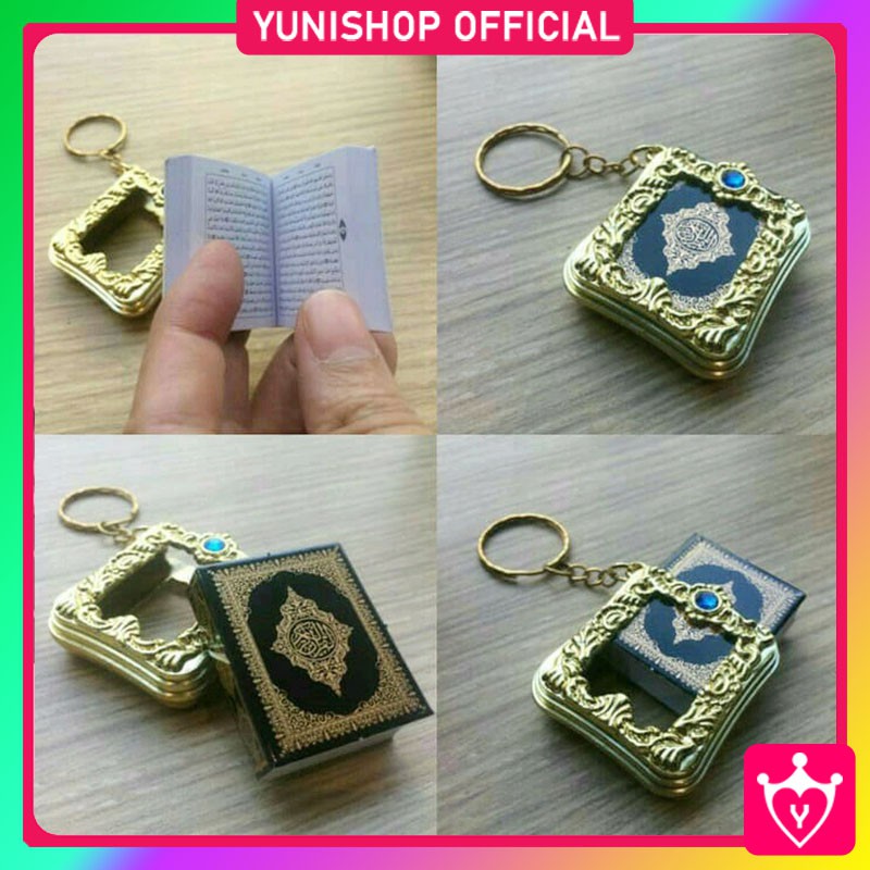 Gantungan Kunci Al-Qur'an Mini / Souvenir Gantungan Kunci Al Quran / TV-91