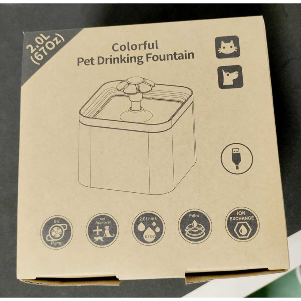 Water Fountain Dispenser Tempat Minum Air Kucing Anjing Pet