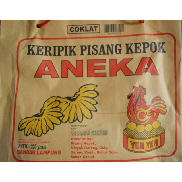 

Keripik pisang kepok khas lampung