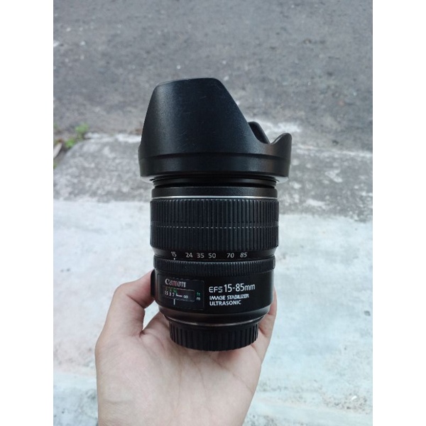 Lensa Wide Canon 15-85mm is USM Mulus Murah
