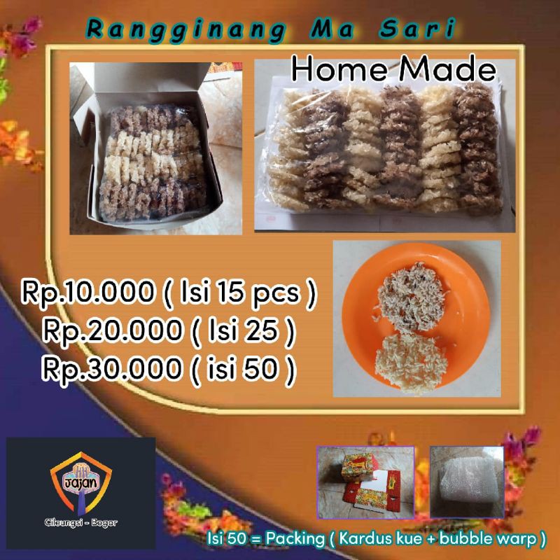 

Rangginang Ketan Asli dan Terasi