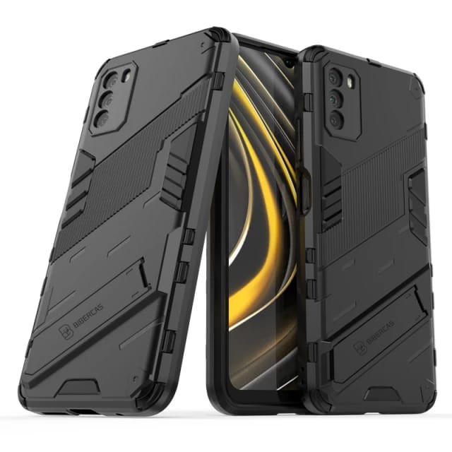 POCO M5 M5S / M4 PRO 4G / M3 / M3 PRO 5G SOFT CASE KICKSTAND CYBERPUNK SERIES