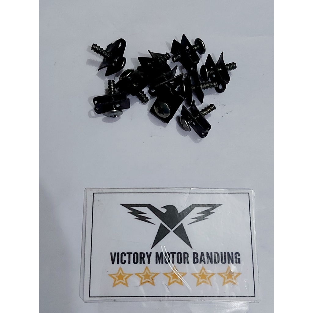 Baut Baud Klip Body Klip Batok Suzuki Honda Beat Vario Scoopy Spacy Smash Shogun Skywave Spin dll