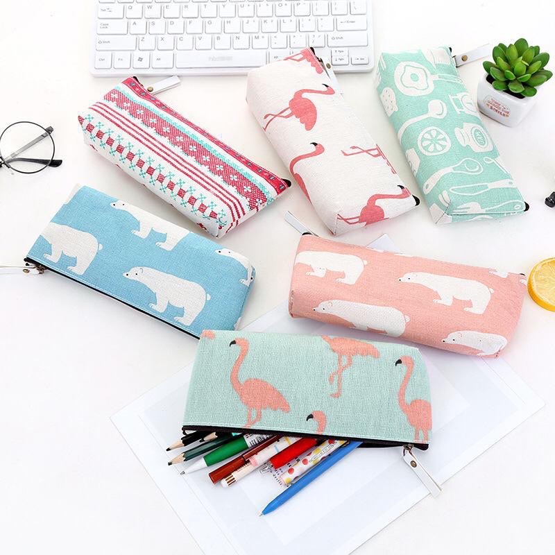 

Helloladies tempat pensil kanvas aesthetic