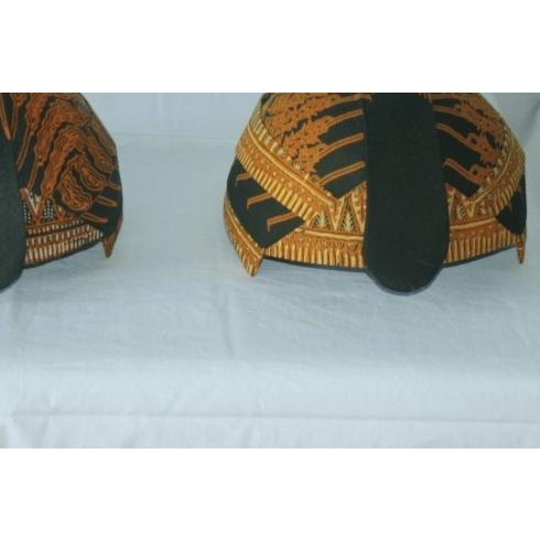 ➪ Blangkon / Blangkon Jawa / Blankon Coklat / Aksesoris Jawa Blankon ►