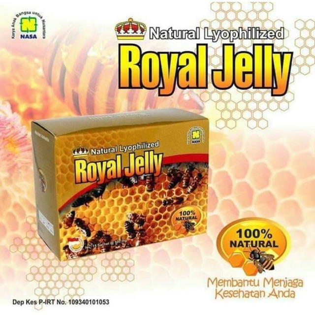 ROYAL JELLY / Pengatur Keseimbangan Hormon Pria dan Wanita / Obat Asma , Jantung