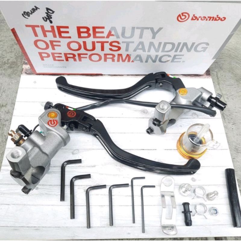 HANDLE MASTER REM ISUMI IZUMI PLUS BREKET DUDUKAN SPION MASTER REM RADIAL
