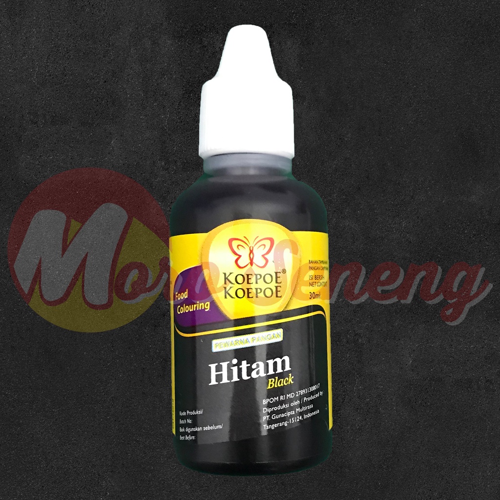 Pewarna Makanan Hitam Koepoe Koepoe 30 ml