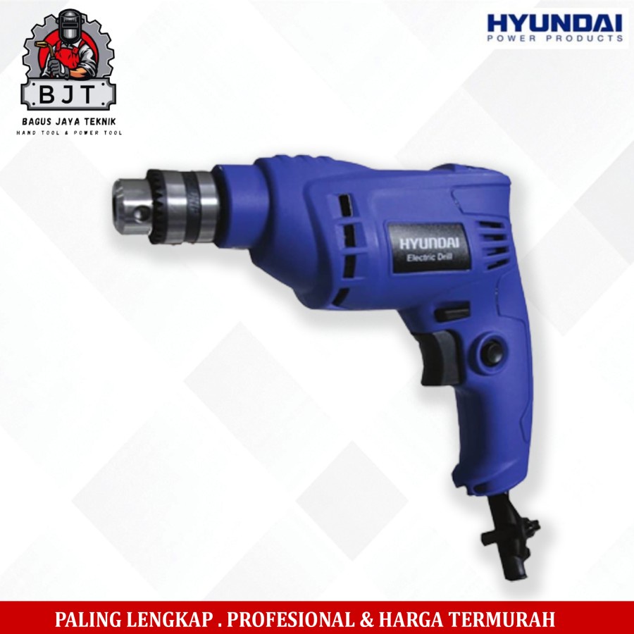 Mesin bor electric drill Hyundai HDED-180 High Power Tool