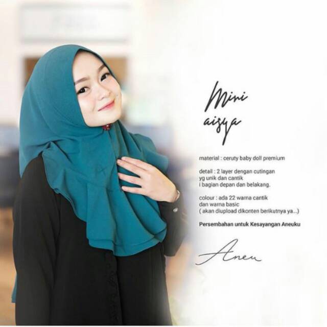 Khimar mini aisya by aneuku