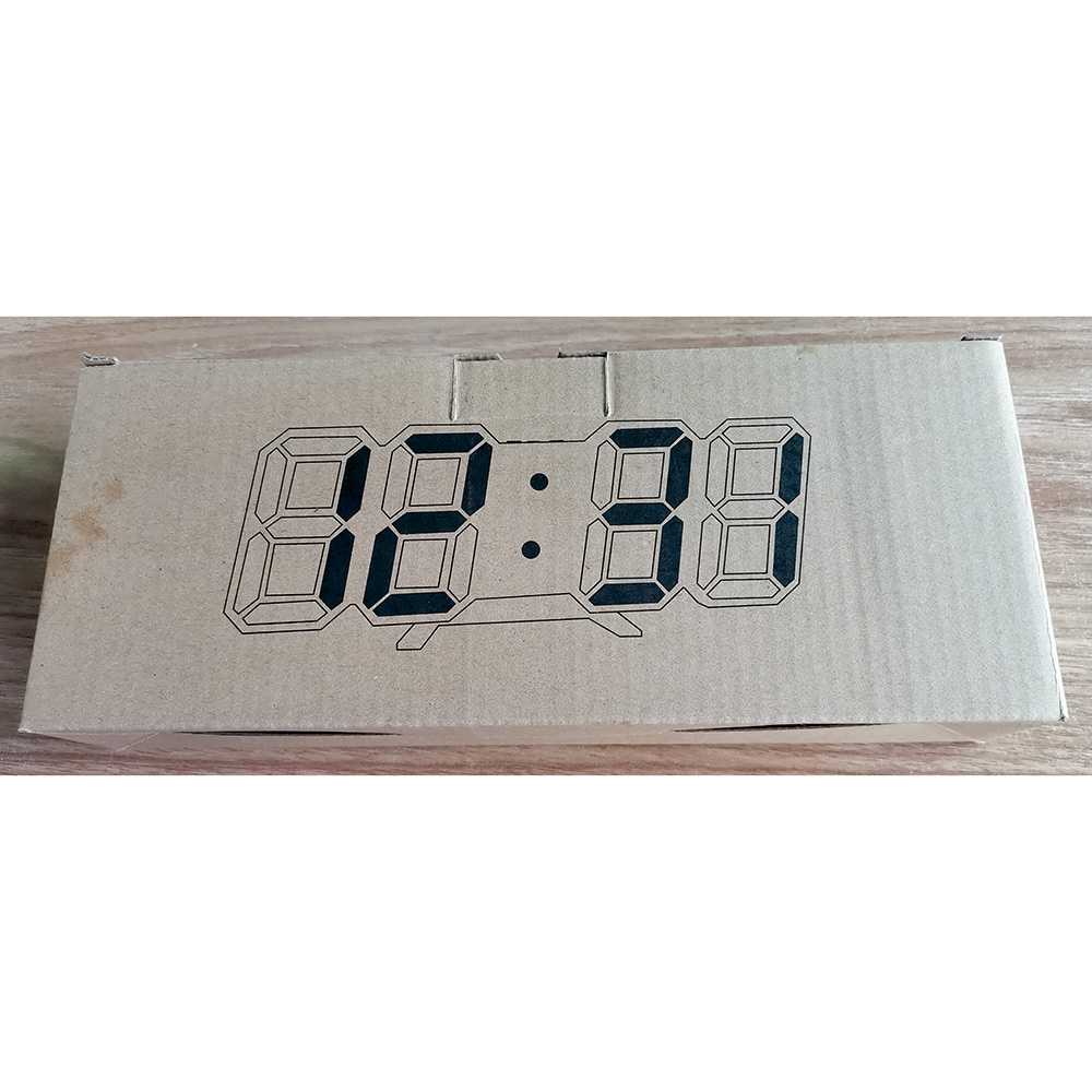 Jam Meja Dinding LED 3D Aesthetic Digital Clock / Jam Meja Estetik Korea Warm Earth Tone Kuning Murah Original / Jam Hias Digital LED Angka Lucu Kekinian / Kado Jam Meja untuk Teman / Jam Kamar Cewek Cowok Laki Laki Perempuan Murah Simpel Elegan