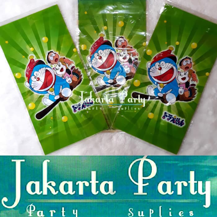 Plastik Snack Doraemon / Plastik Bingkisan Ulang Tahun Doraemon