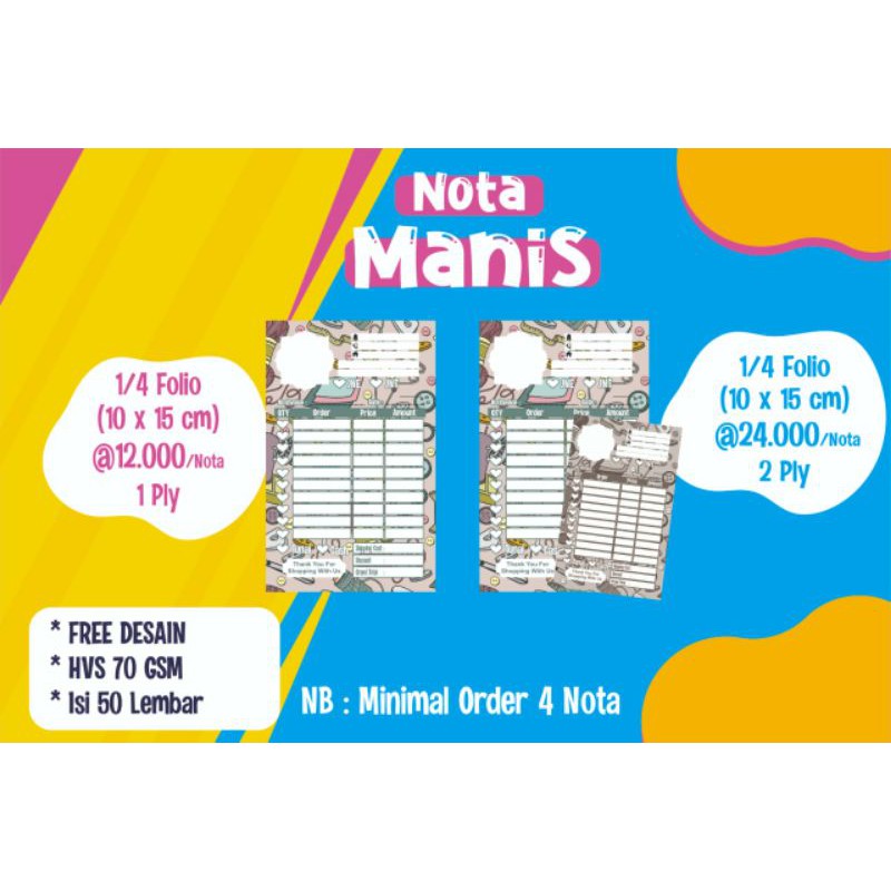 

nota olshop
