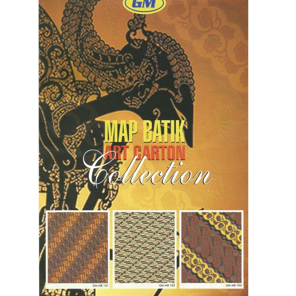 

(F6K5) GM MAP BATIK ART CARTON MBAC //Naik@daun