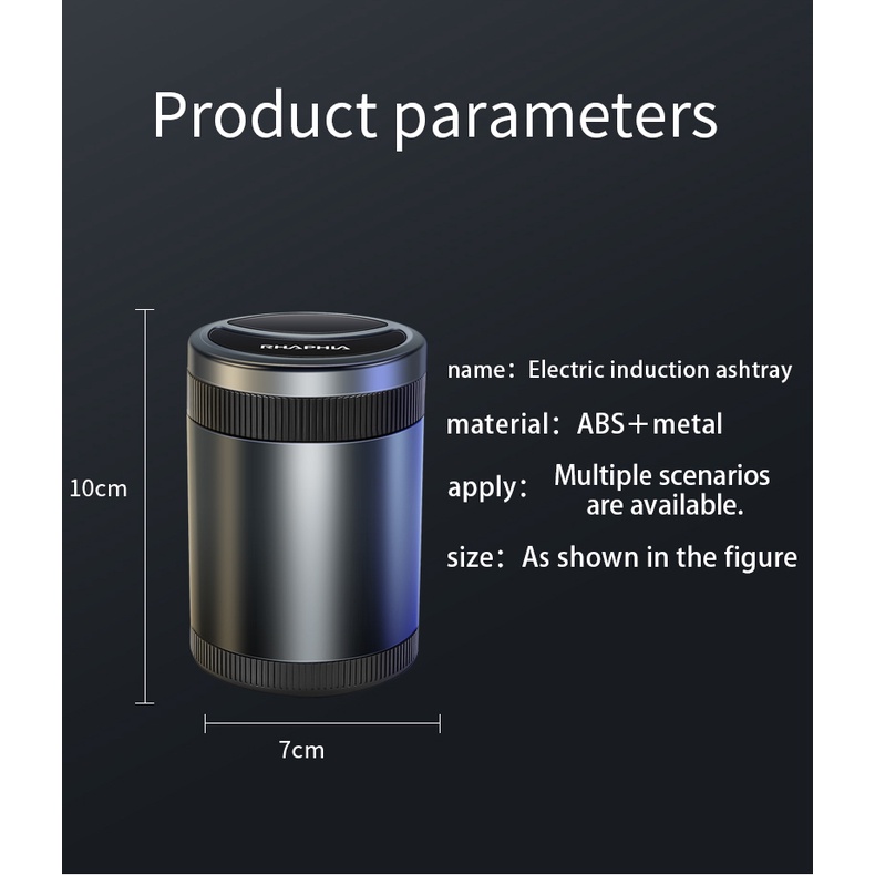 Asbak Otomatis Untuk Kendaraan &amp;amp; Asbak Rokok Universal Multifungsi Dengan Tutup Untuk Mobil