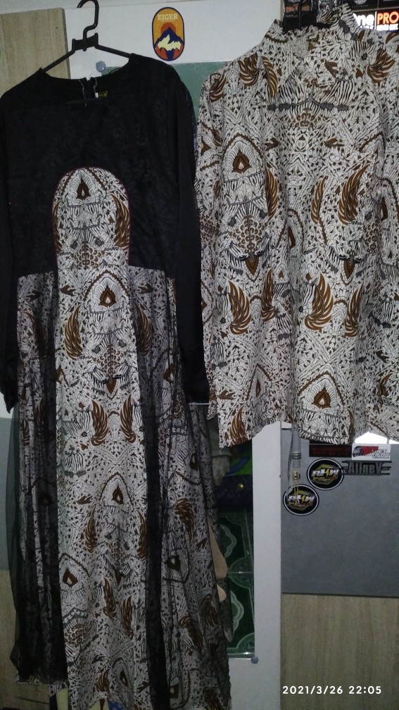 Gamis Couple Pasangan Kondangan Keluarga Ibu Dan Anak Muslim Syari Terbaru Kekinian Batik Couple Set