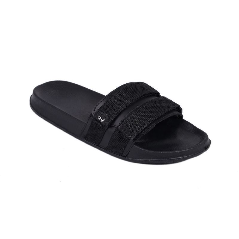 Sandal Pria Slide Footstep Footwear - Mono Black