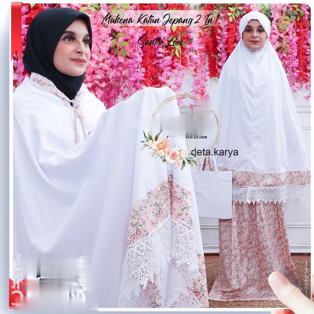 pakaian muslim baju harian baju rok setelan SANTRI/SANTRIWATI//PESANTREN JKTNSH- []  Mukena Dewasa M