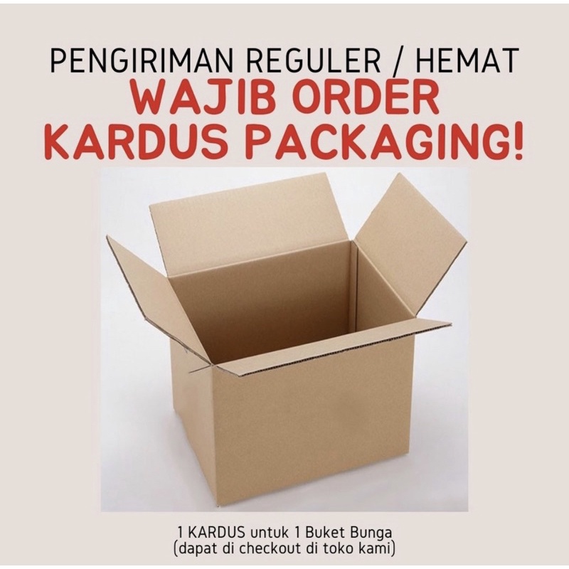 

KARDUS PACKAGING BUKET BUNGA MEDIUM