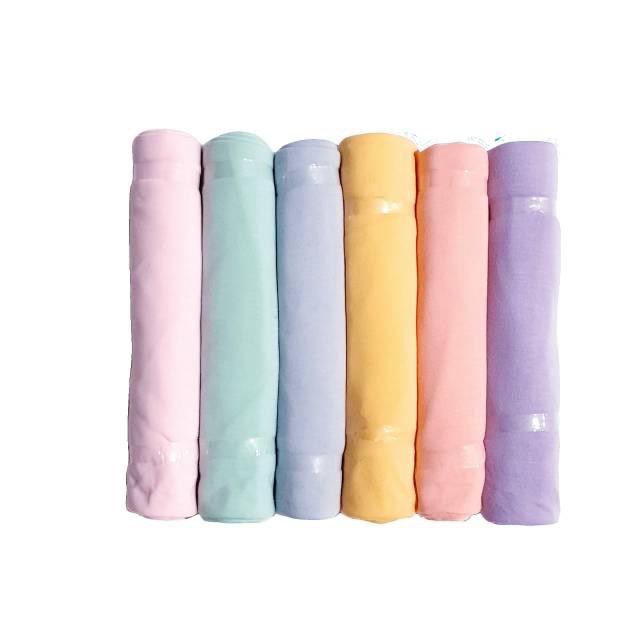 6 Pcs BEDONG RAINBOW   SOFT PASTEL 100 x 90 LEBIH BESAR , HALUS DAN LEMBUT