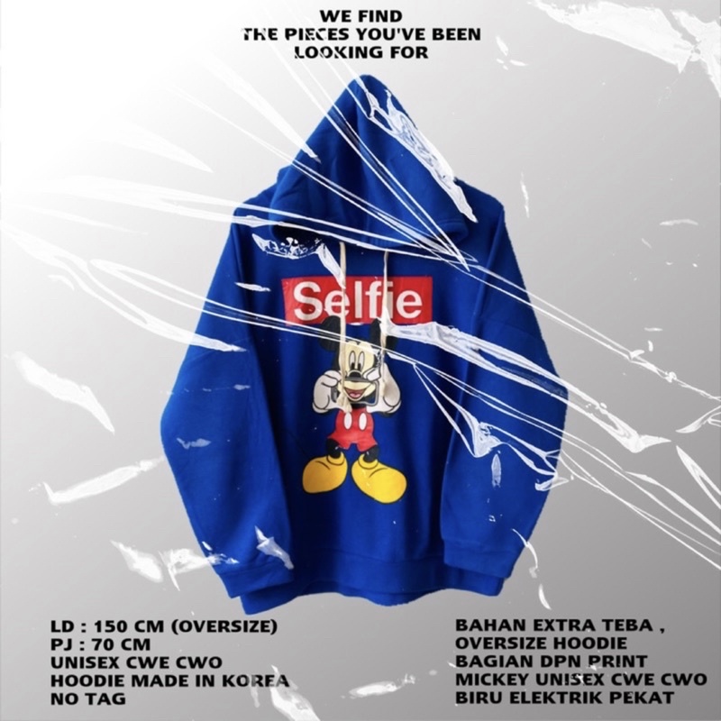 Mickey hoodie/oversize hoodie/graphic hoodie/blue sweater/blue hoodie/print hoodie/disney mickey hoo