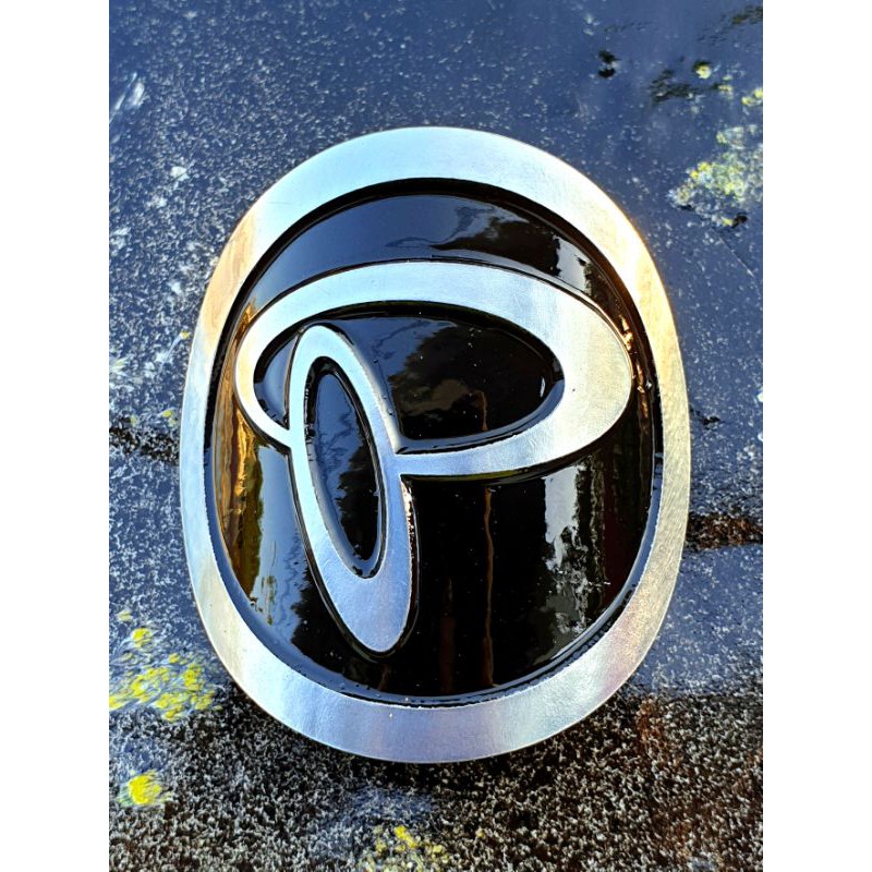 Head tube Badge / Head badge OLD POLYGON - Emblem Sepeda POLYGON LAMA