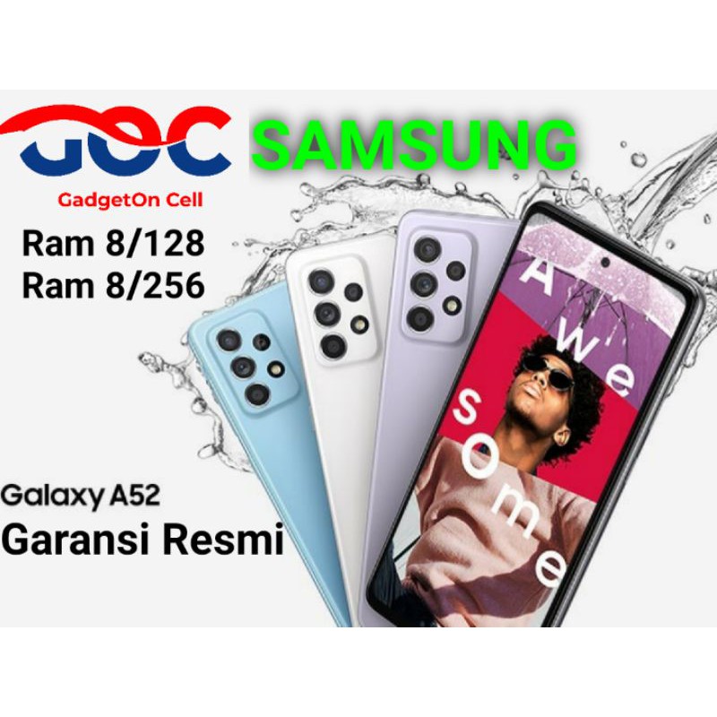 Samsung A52 8/128 8/256 Garansi Resmi 1th Sein