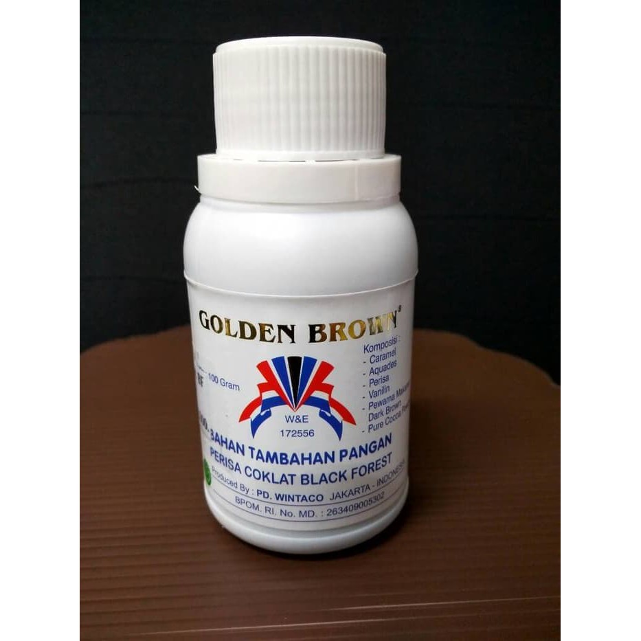 

Golden brown blackforest /coklat 100gr pasta kue