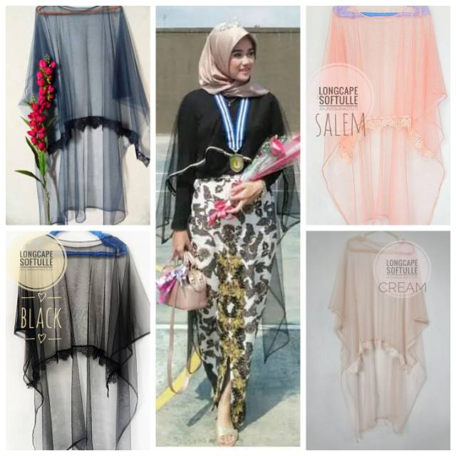 CAPE TILE / OUTER SOFT TULLE MURAH MERIAH