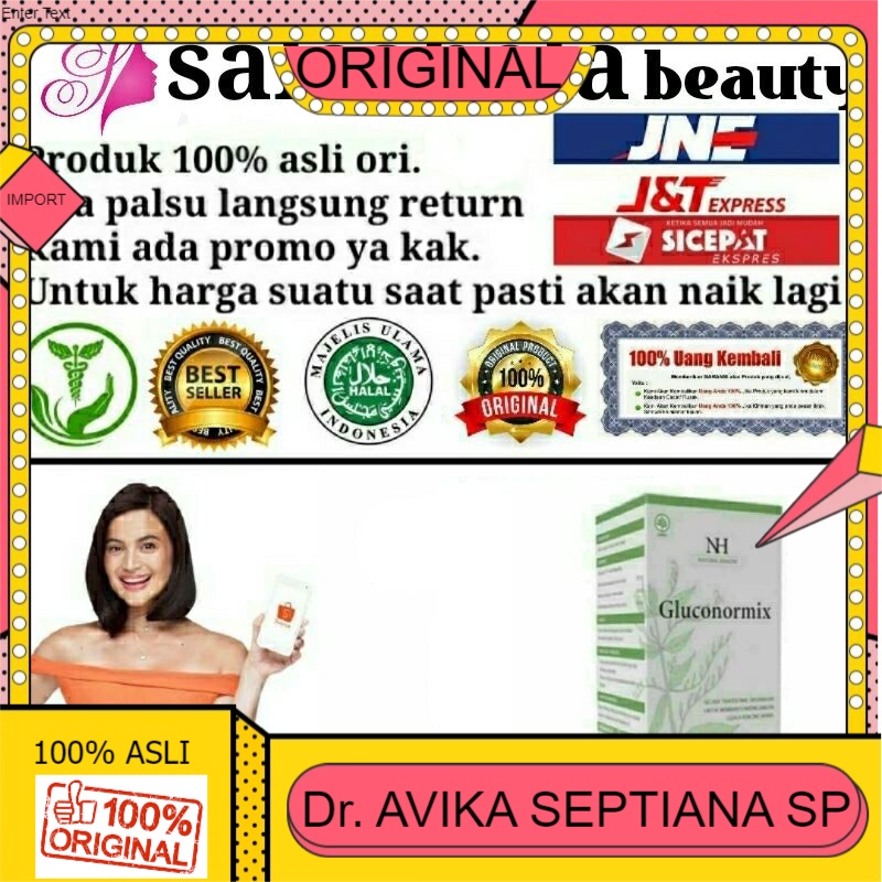 100% ASLI ( TERBUKTI ) Gluconormix Asli | Obat Diabetes 100% Original No 1