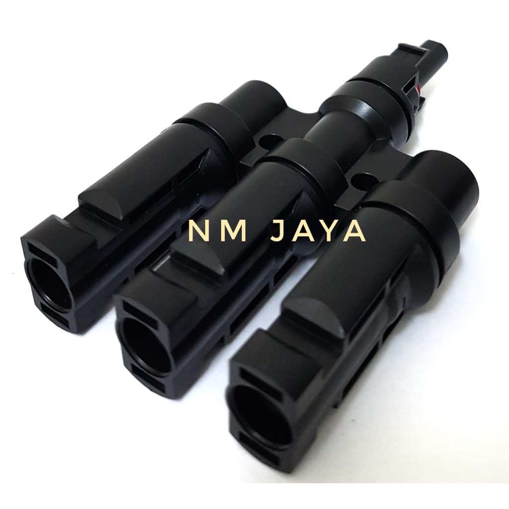 MC4 Connector 3 in 1 cabang 3 Konektor MC4 3in1 1 ke 3 Splitter