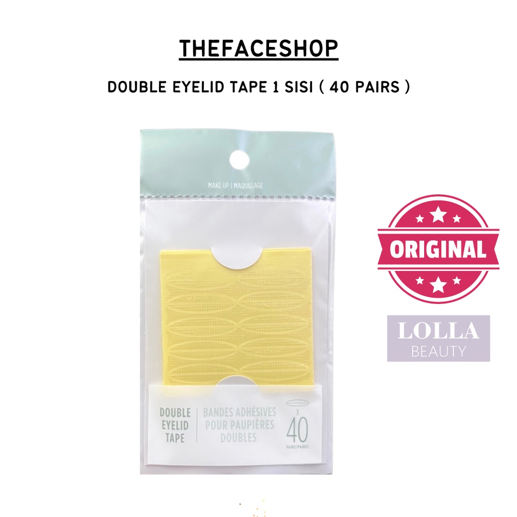 THEFACESHOP -  Double Eyelid Tape 1 sisi ( 40 Pasang )