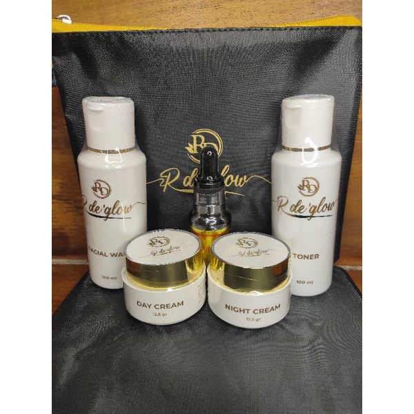 PAKET GLOWING RDE GLOW + SERUM VIT C COLLAGEN