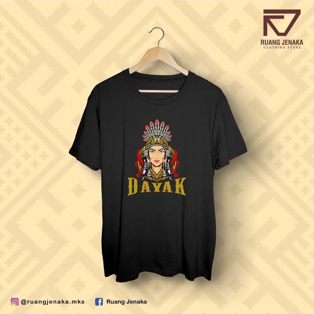 BAJU MOTIF KALIMANTAN SUKU DAYAK