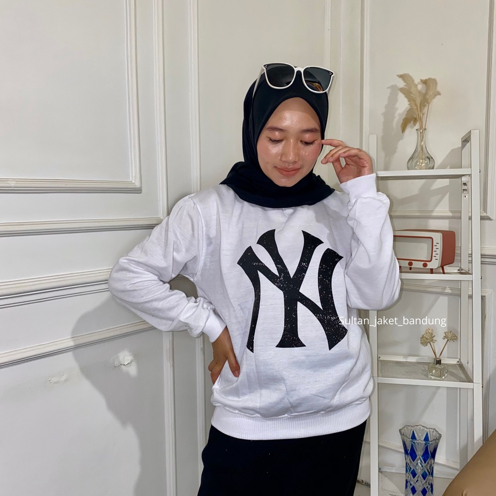 NY BIG LOGO SWEATER CRAWNECK || SWEWTER BASIC NEW ART