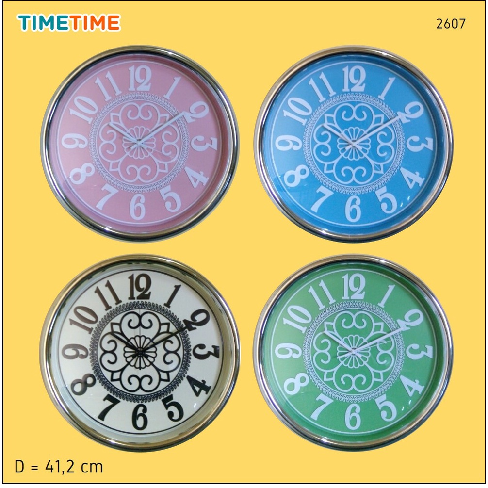Jam Vintage Jam Dinding Klasik Dekorasi Rumah 42cm Merk Nikko