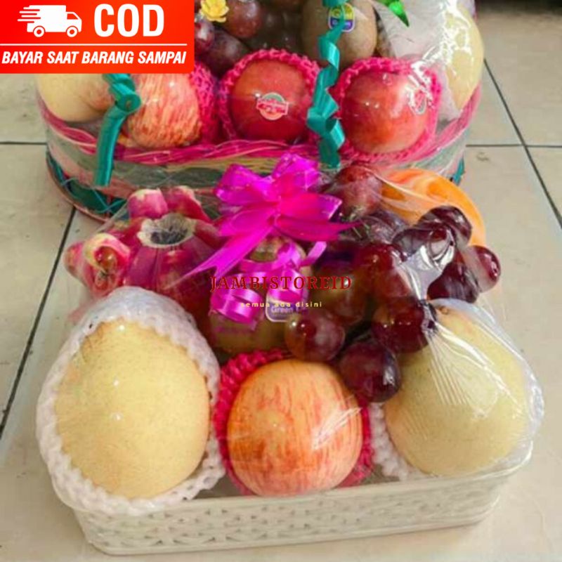 

PROMO (JAMBISTOREID) JAMBI LANGSUNG KIRIM Set Parcel Hampers Buah Segar Paket Ekonomis Gratis Kartu Ucapan Jambi