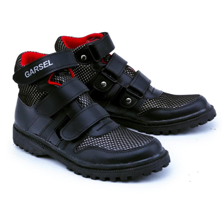 Sepatu Sekolah Hitam Anak Laki Sepatu Cibaduyut Garsel 237 turun harga 890 6