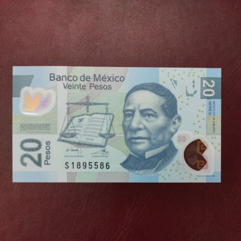 UANG POLYMER MEXICO 20 PESOS