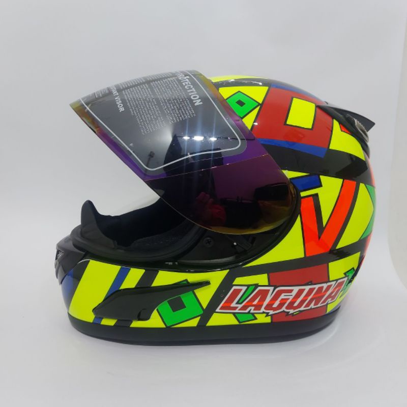 Helm Full Face Murah JPN Motif Laguna