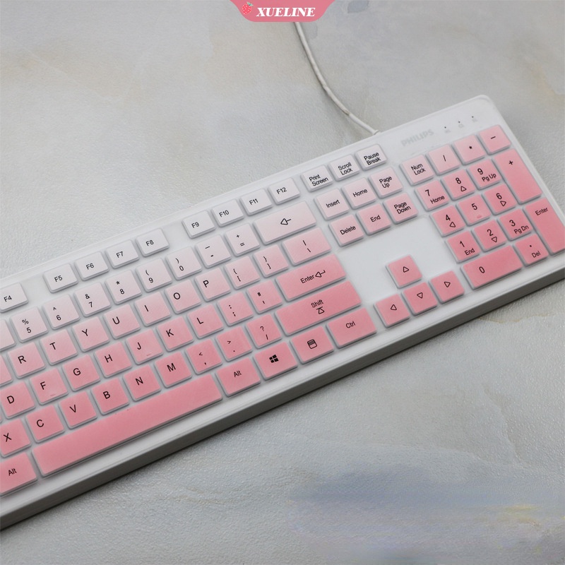 Cover Pelindung Keyboard Bahan Silikon Anti Air Untuk PHILIPS 15 Inch