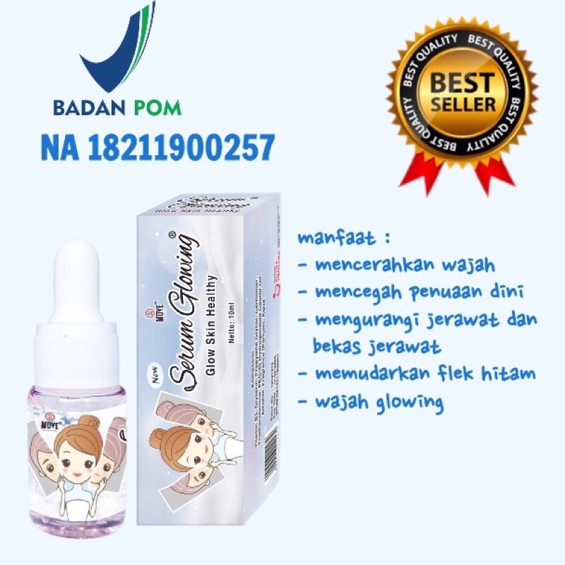 (BISA COD) NOVE SERUM BPOM - SERUM GLOWING 10ML