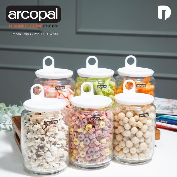 Toples Kaca - Toples Makanan Arcopal Rondo 0.75 L Serrygemini