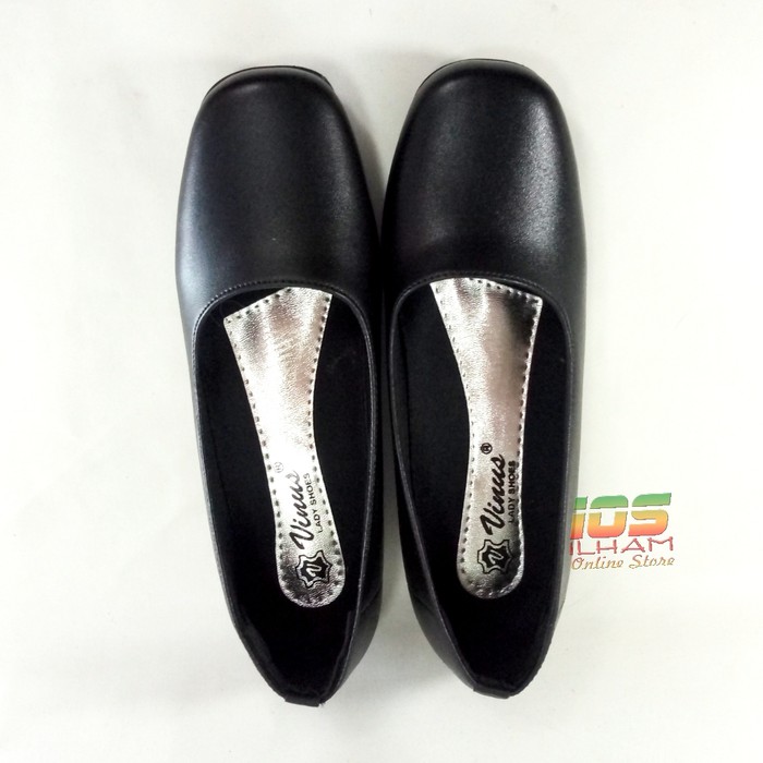 Vinus V.04TR Sepatu Pantofel Wanita Guru Kantor Hak 2cm Size 37-41