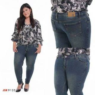  Jumbo  Big Size Celana  Panjang  Skinny Jeans Wanita  Cewek 