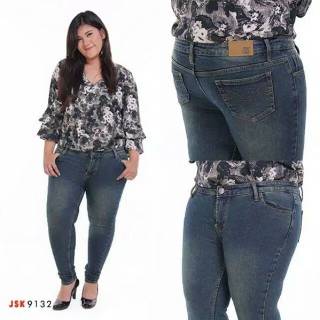 Jumbo Big  Size  Celana  Panjang  Skinny Jeans Wanita  Cewek 